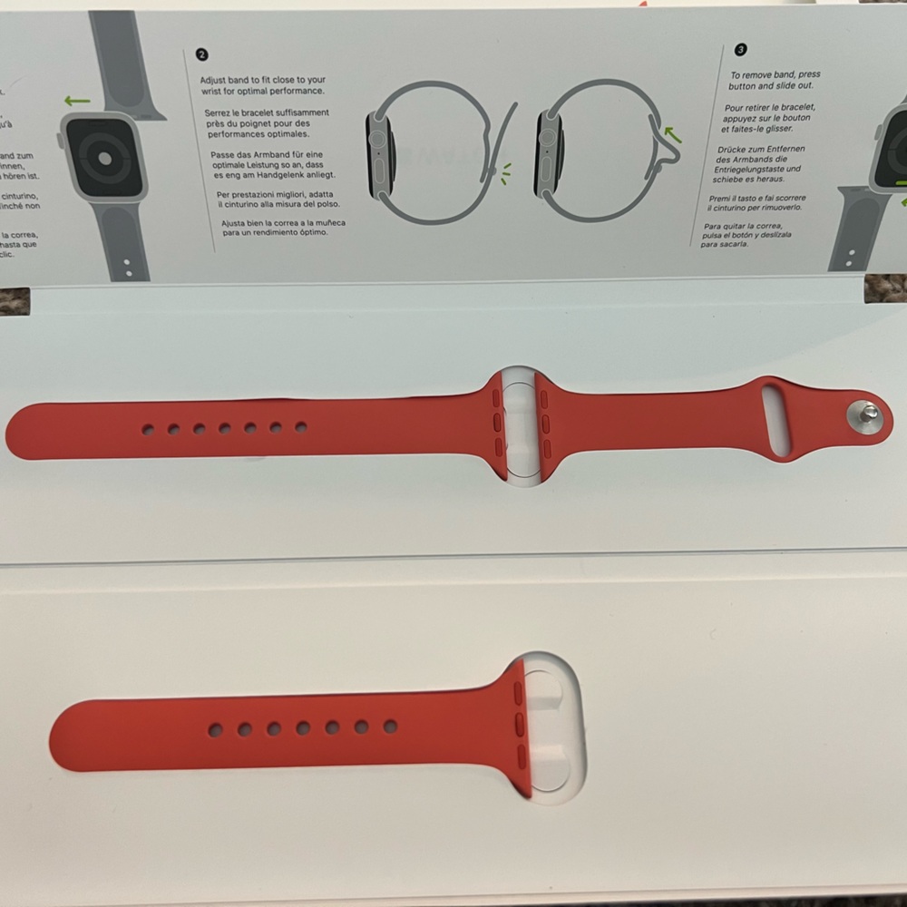 40mm silicone Apple Watch band